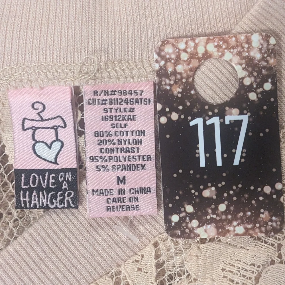 5/$25 Love on a Hanger Lace Jacket - Picture 5 of 5